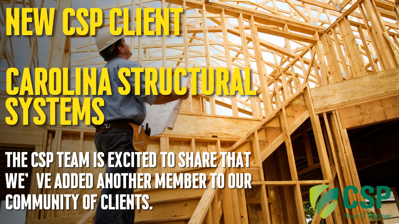 Announcing Our Newest Client: Carolina Structural Systems